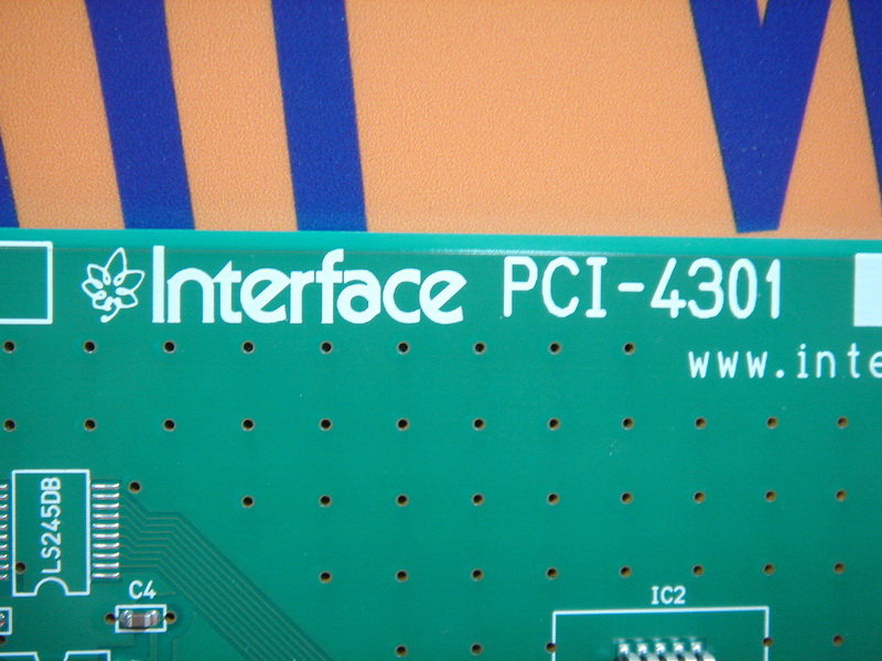 INTERFACE PCI-4301 - PLC DCS SERVO Control MOTOR POWER SUPPLY IPC